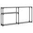 Mesa consola madera de ingeniería gris Sonoma 145x22,5x75