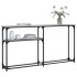 Mesa consola madera de ingeniería gris Sonoma 145x22,5x75