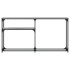 Mesa consola madera de ingeniería gris Sonoma 145x22,5x75