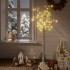 Árbol de Navidad LED blanco cálido sauce interior exterior