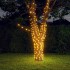 Tiras de luces solares LED 2 uds blanco