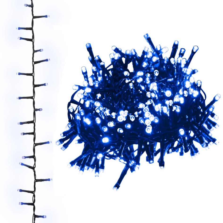 Tira de luces compacta con 2000 LED PVC azul 45