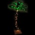 Palmera artificial con 72 LED blanco cálido 120