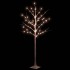 Abedul artificial blanco con 72 LEDs blanco cálido 150