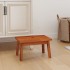 Taburete de madera maciza de acacia 38x26x22