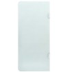 Panel privacidad de urinario de pared vidrio templado 90x40 cm
