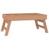 Bandeja plegable madera maciza de teca 55x35x25