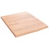 Estante de pared madera de roble tratada marrón claro