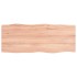 Tablero mesa madera tratada borde natural marrón