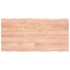 Tablero mesa madera tratada borde natural marrón