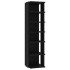 Mueble zapatero madera contrachapada negro 27,5x27x102