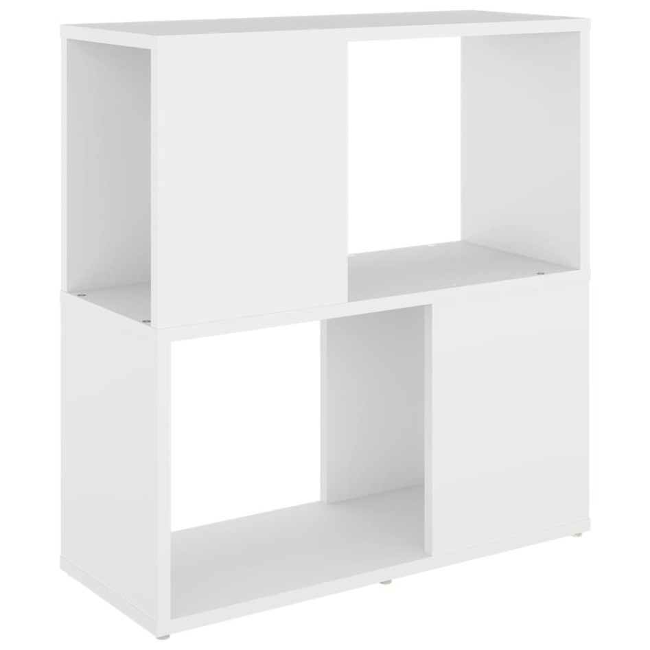 Estantería librería madera contrachapada blanco 60x24x63