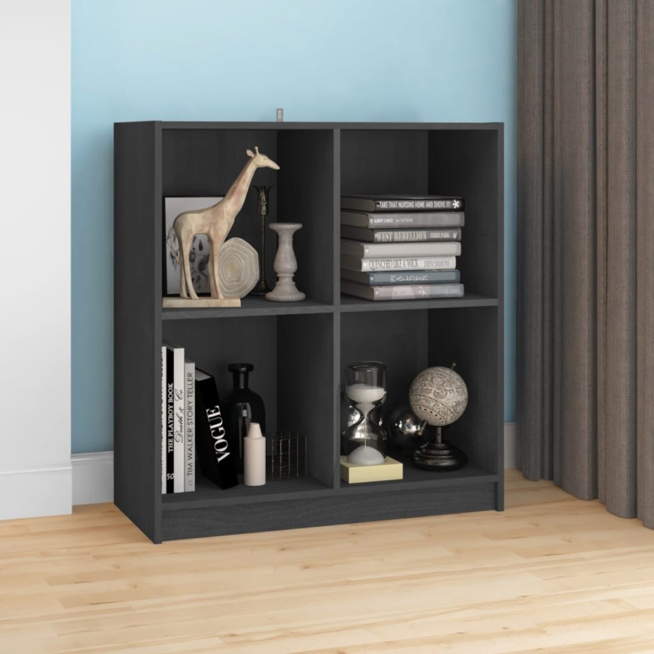 Aparador madera maciza de pino gris 70x33x76