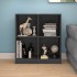 Aparador madera maciza de pino gris 70x33x76
