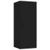 Armario de pared madera de ingeniería negro 34,5x34x90