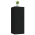 Armario de pared madera de ingeniería negro 34,5x34x90