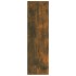Estantería de pared madera ingeniería roble ahumado 75x16x55