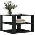 Mesa de centro madera de ingeniería negro 59,5x59,5x40