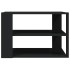 Mesa de centro madera de ingeniería negro 59,5x59,5x40
