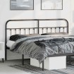 Cabecero de metal negro 193 cm