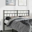 Cabecero de metal negro 135 cm