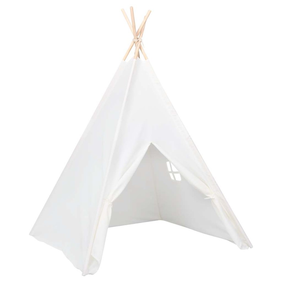 Tienda tipi niños y bolsa piel melocotón blanco