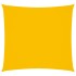 Toldo de vela cuadrado tela Oxford amarillo 3,6x3,6