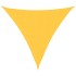 Toldo de vela triangular tela Oxford amarillo 4x4x4