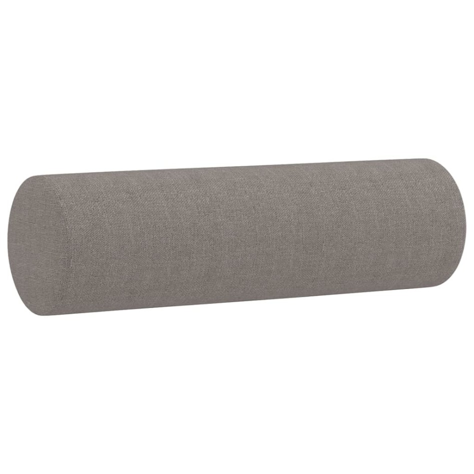 Cojines decorativos 2 uds tela gris taupe 15x50