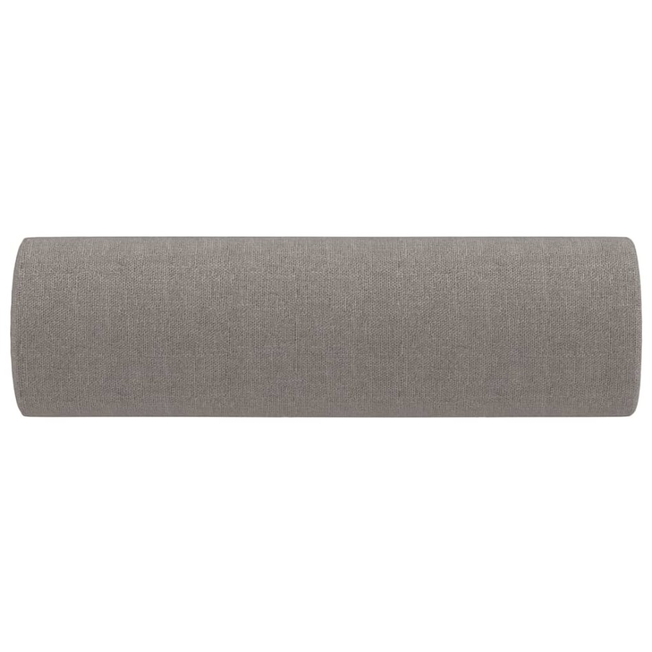 Cojines decorativos 2 uds tela gris taupe 15x50