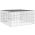 Jaula para conejos hierro galvanizado 110x110x55