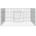 Jaula para conejos hierro galvanizado 110x110x55