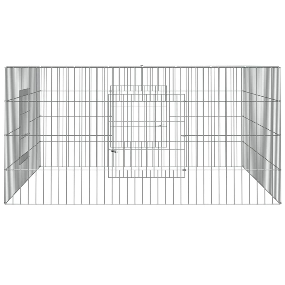 Jaula para conejos hierro galvanizado 110x110x55