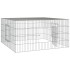 Jaula para conejos hierro galvanizado 110x110x55