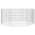 Recinto animales corral 8 paneles hierro galvanizado 54x60