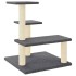 Rascador para gatos con postes de sisal gris oscuro 61