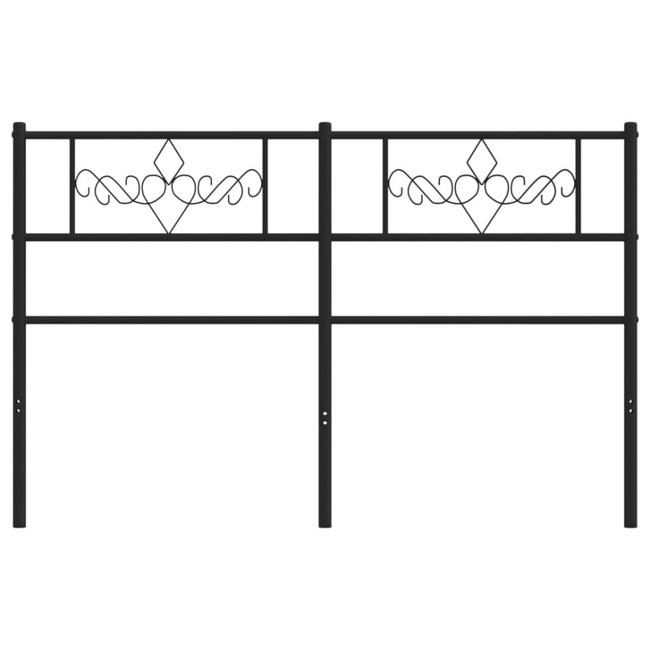 Cabecero de metal negro 120