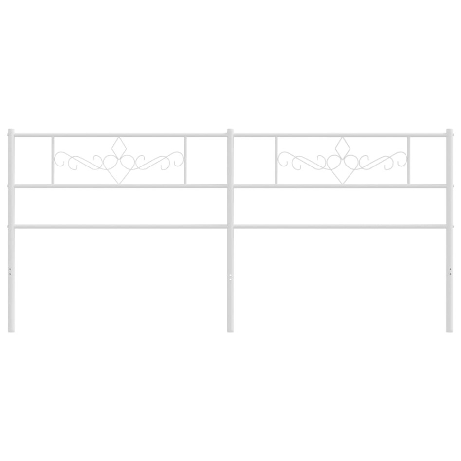 Cabecero de metal blanco 200
