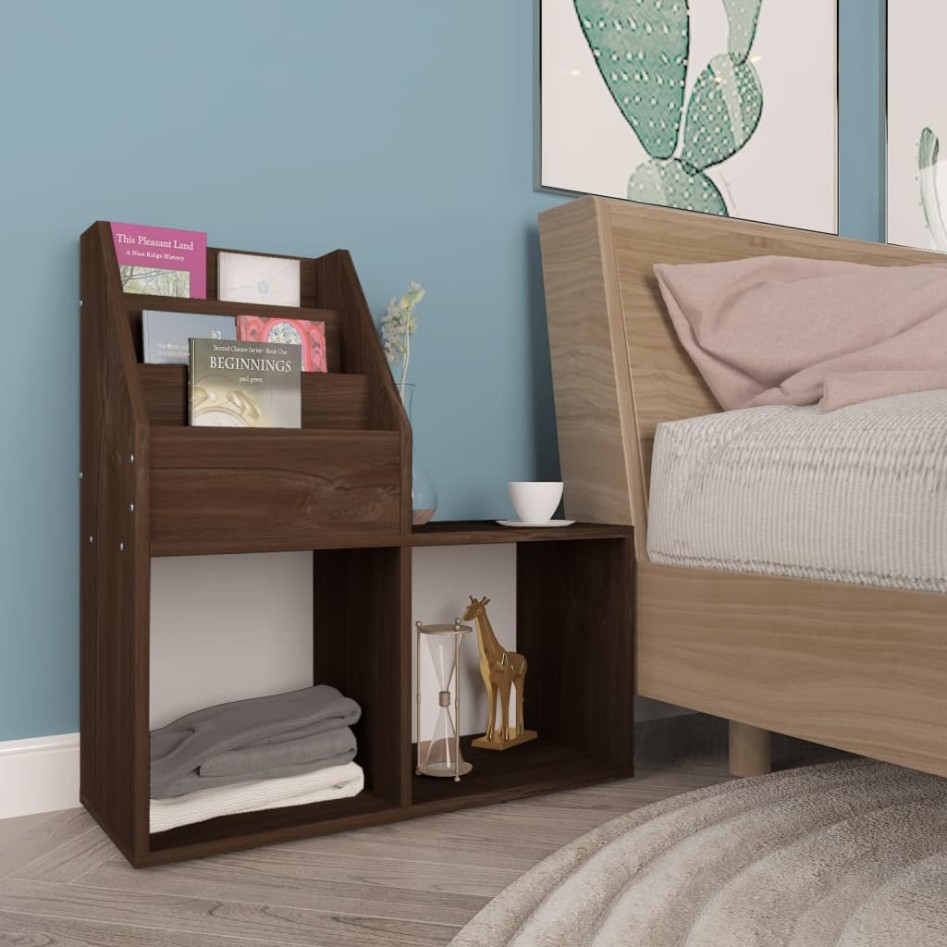 Revistero de niños madera ingeniería roble ahumado