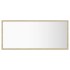 Espejo de baño LED acrílico color roble Sonoma 90x8,5x37