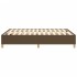 Estructura de cama box spring tela marrón 140x200