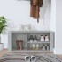 Mueble zapatero madera contrachapada gris hormigón 100x35x45
