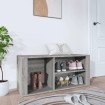 Mueble zapatero madera contrachapada gris Sonoma 100x35x45 cm