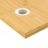 Tablero de escritorio de bambú 100x60x2,5
