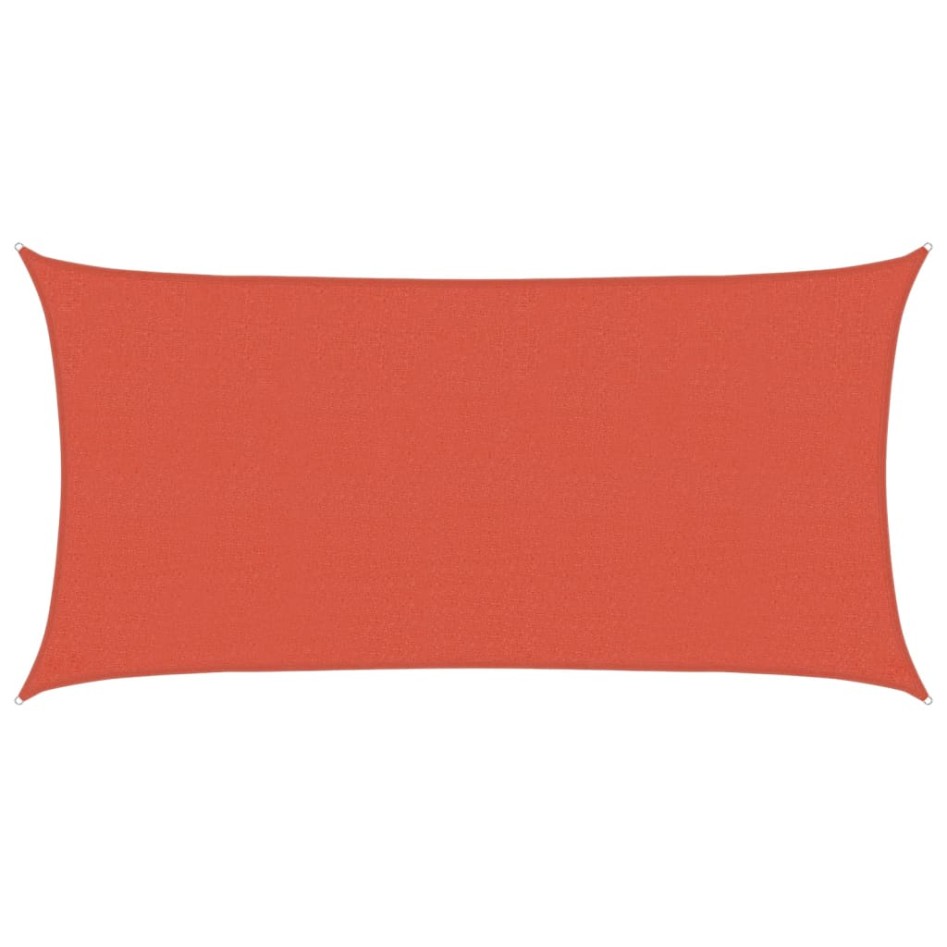 Toldo de vela HDPE terracota 160 g/m² 2,5x4,5