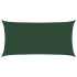 Toldo de vela HDPE verde oscuro 160 g/m² 3x6