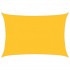 Toldo de vela HDPE amarillo 160 g/m² 3x4
