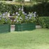 Jardinera arriate acero recubrimiento polvo verde 114x40x36