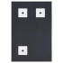 Espejo plateado 60x40
