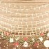 Guirnalda de luces globos 8 funciones 40m 400 LED blanco